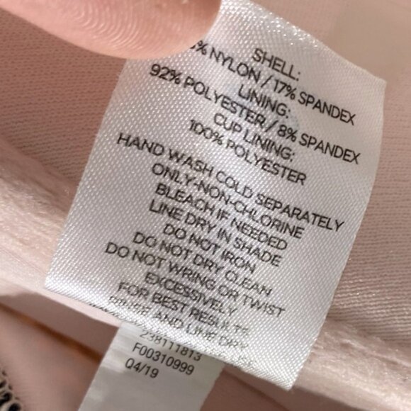 5/$25 Shade & Shore Leopard Print Bikini Bra Top 38DD - Picture 5 of 11